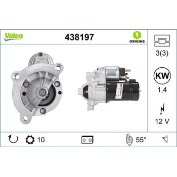 Peugeot 607 2000-2004 Arası 2.2 16V Valeo Marka Marş Motoru