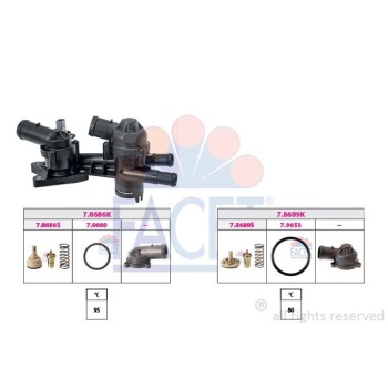 Volkswagen Jetta 2004-2013 Arası 1.4 TSI Facet Marka Termostat