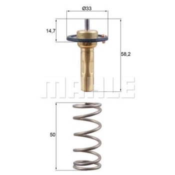 Ford S-Max 2006-2014 Arası 1.6 EcoBoost Mahle Marka Termostat