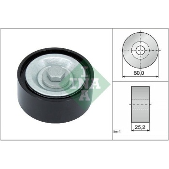 Dacia Sandero 2008-2012 Arası 1.6 MPI 85, 1.4 MPI LPG INA Marka Vantilatör Kayış Gergi Rulmanı