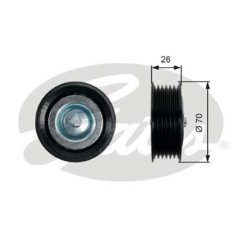 Alfa Romeo Mito 2008-2018 Arası 1.6 JTDM Gates Marka Vantilatör Kayış Gergi Rulmanı