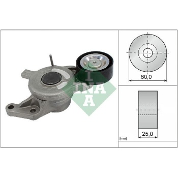 Peugeot 3008 2009-2017 Arası 2.0 HDi 150 / BlueHDi 150, 2.0 HDi INA Marka Vantilatör Kayış Gergi Rulmanı