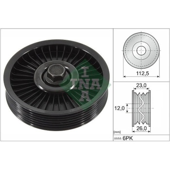 Chevrolet Cruze 2009-2013 Arası 1.6 INA Marka Vantilatör Kayış Gergi Rulmanı