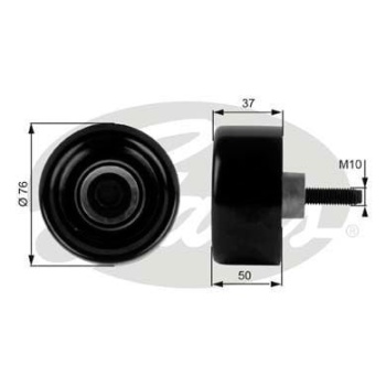 Ford Transit 2000-2006 Arası 2.4 DI RWD, 2.4 DI, 2.4 TDE Gates Marka Vantilatör Kayış Gergi Rulmanı