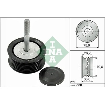 Porsche Cayenne 2002-2010 Arası Turbo S 4.8, S 4.8, GTS 4.8 INA Marka Vantilatör Kayış Gergi Rulmanı