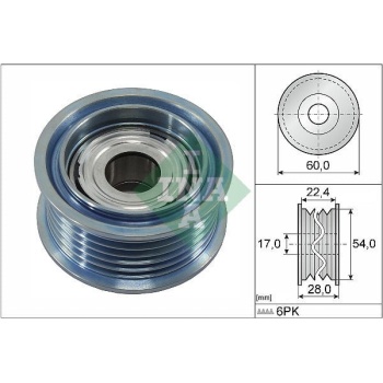 Volkswagen Amarok 2010-2014 Arası 3.0 TDI 4motion, 3.0 TDI INA Marka Vantilatör Kayış Gergi Rulmanı