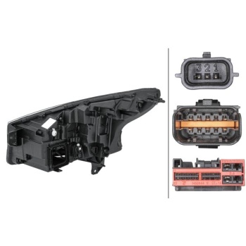 Renault Trafic 2014-2018 Arası 1.6 dCi 90, 1.6 dCi 140, 1.6 dCi 120, 1.6 dCi 115, 1.6 dCi 125, 1.6 dCi 95 Sağ Hella Marka Far