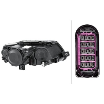 Volkswagen Passat 2005-2011 Arası 2.0 FSI, 1.9 TDI, 2.0 TDI, 1.6 FSI, 2.0 TDI 16V Sol Hella Marka Far