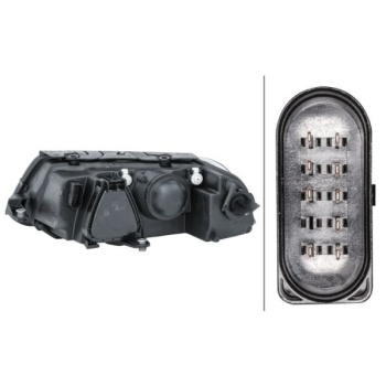 Volkswagen Passat 2000-2005 Arası 1.6, 1.9 TDI, 2.3 V5, 2.3 VR5, 2.0 Sağ Sinyallili Motorlu Ampullu Hella Marka Far