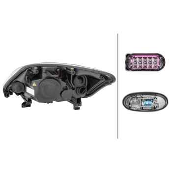 Ford Kuga 2008-2012 Arası 2.0 TDCi 4x4, 2.0 TDCi, 2.5 4x4 Sağ Hella Marka Far