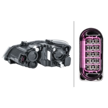 Volkswagen Polo 2009-2013 Arası 1.6 TDI, 1.2 TSI, 1.2, 1.2 TDI, 1.4 TSI, 1.6 BiFuel, 2.0 R WRC Sağ Hella Marka Far