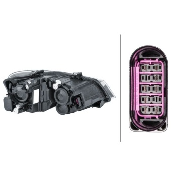 Volkswagen Polo 2009-2013 Arası 1.6 TDI, 1.2 TSI, 1.2, 1.2 TDI, 1.4 TSI, 1.6 BiFuel, 2.0 R WRC Sol Hella Marka Far