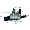 Opel Signum 2003-2008 Arası 1.9 CDTI Mahle Marka Termostat