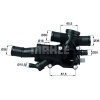 Peugeot 807 2002-2006 Arası 2.0 HDi Mahle Marka Termostat