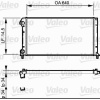Fiat Doblo 2000-2005 Arası 1.6 16V, 1.6 Natural Power, 1.4, 1.9 D, 1.2, 1.9 JTD Valeo Marka Su Radyatörü