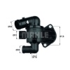 Volkswagen Jetta 2004-2013 Arası 2.0 TDI 16V, 2.5 Mahle Marka Termostat