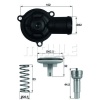 Volkswagen Polo 2001-2014 Arası 1.2 12V, 1.2, 1.4 FSI Mahle Marka Termostat