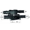 Volkswagen Polo 1995-2009 Arası 100 1.6, 1.6 Mahle Marka Termostat