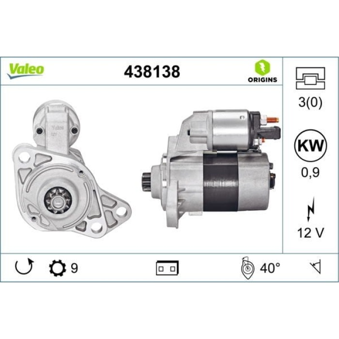 Skoda Octavia 1996-2010 Arası 1.6, 1.4 16V Valeo Marka Marş Motoru