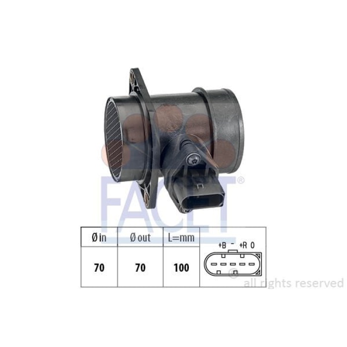 Volkswagen Passat 2000-2005 Arası 1.8 T 20V, 1.8 T 4motion Facet Marka Hava Debimetresi