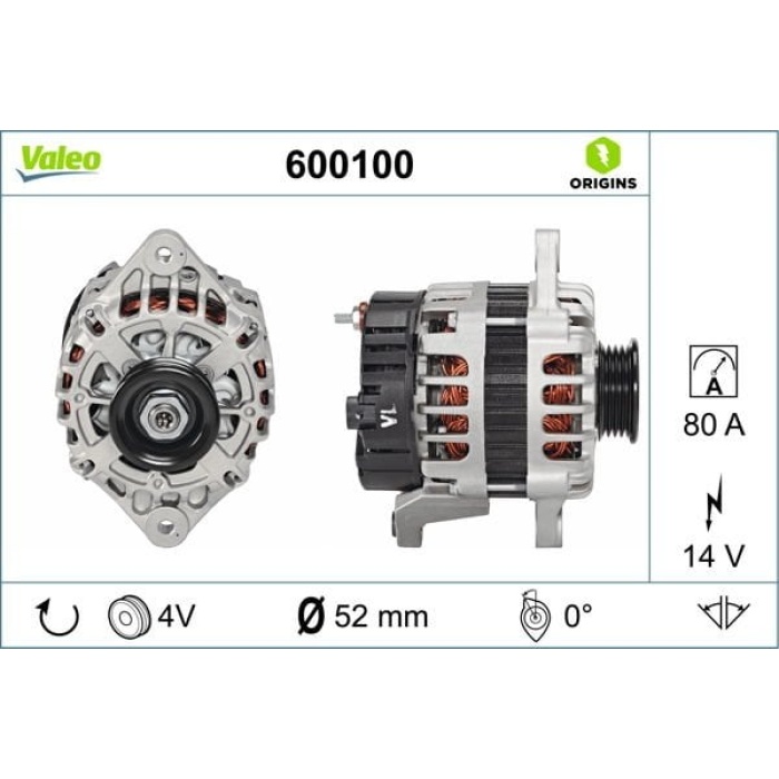 Chevrolet Kalos 2005-2010 Arası 1.2, 1.4, 1.2 LPG Valeo Marka Alternatör
