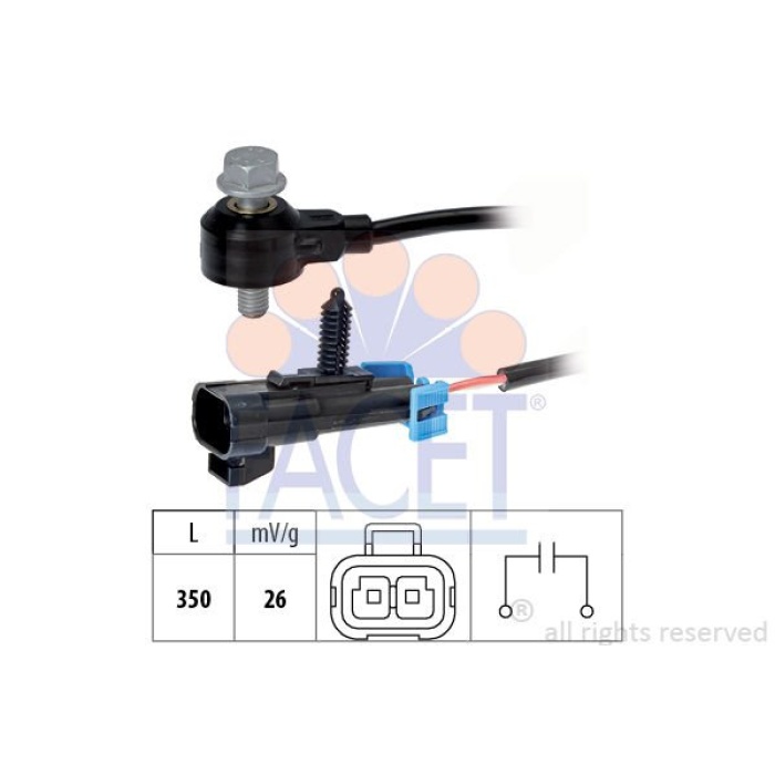 Opel Vectra 1995-2004 Arası 2.2 i 16V Facet Marka Vuruntu Sensörü