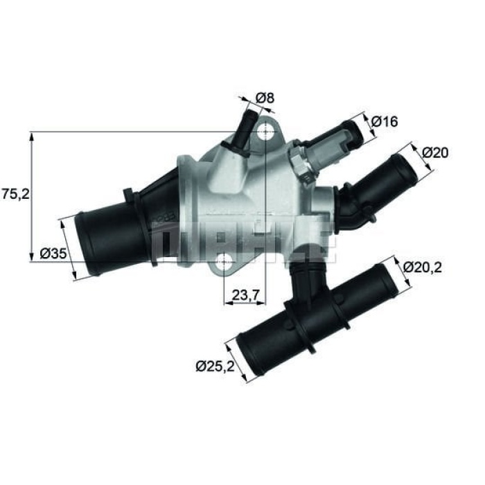 Alfa Romeo 147 2000-2010 Arası 1.9 JTD Mahle Marka Termostat