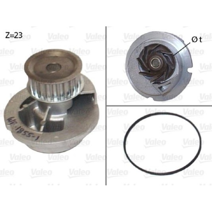 Opel Astra 1998-2009 Arası 1.8 16V Valeo Marka Devirdaim Su Pompası