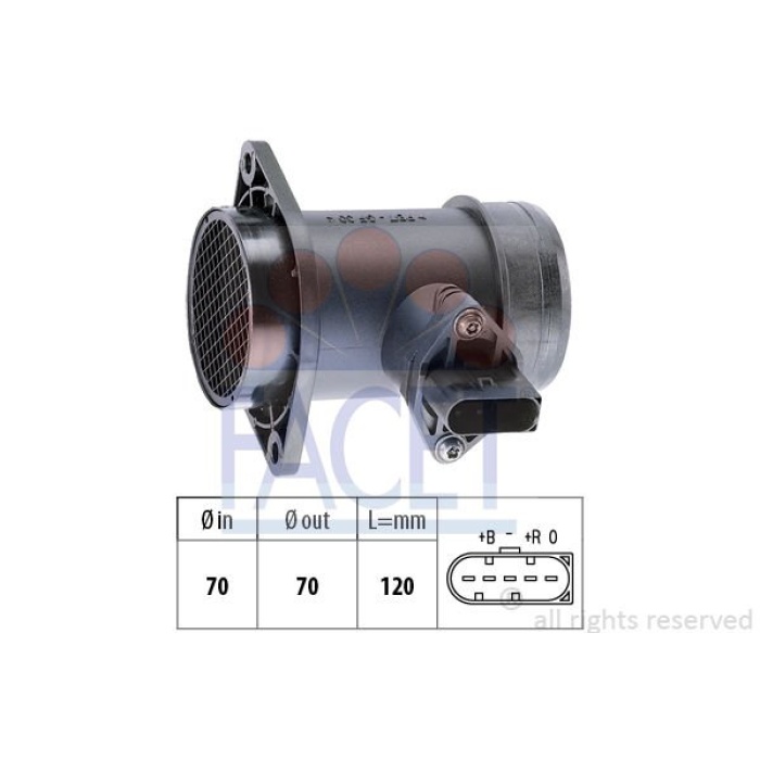 Audi A4 1994-2002 Arası 1.9 TDI Facet Marka Hava Debimetresi