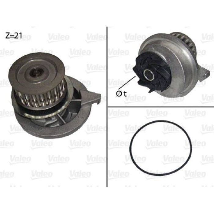 Opel Astra 1991-1998 Arası 2.0 i 16V Valeo Marka Devirdaim Su Pompası