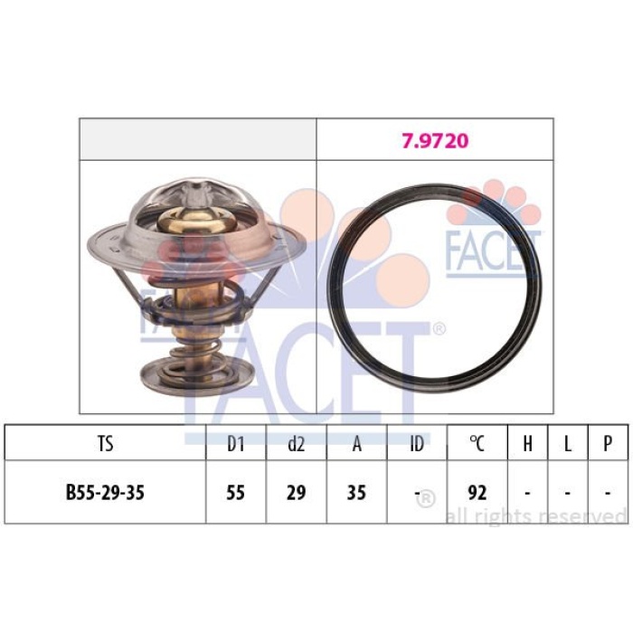 Volkswagen Sharan 2010-2014 Arası 2.0 TDI Facet Marka Termostat