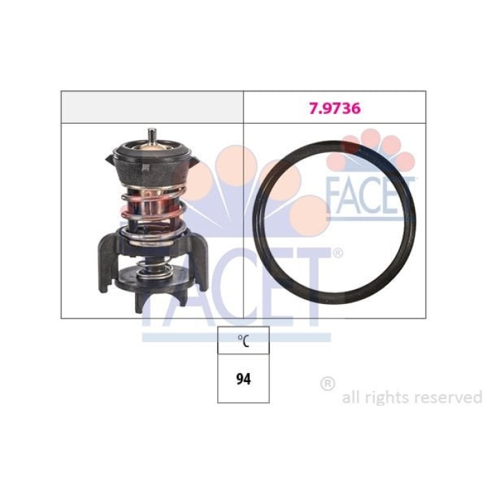 Volkswagen Sharan 2010-2014 Arası 2.0 TDI Facet Marka Termostat