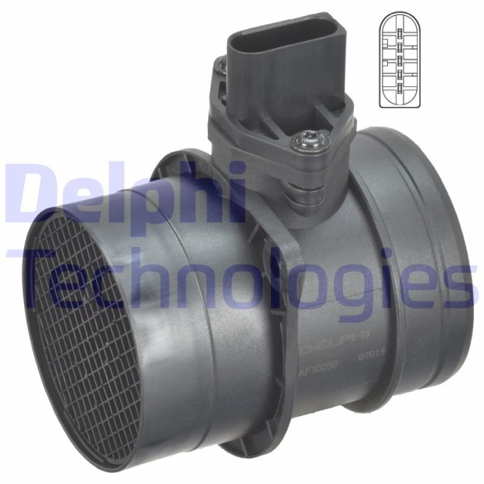 Volkswagen Bora 1998-2013 Arası 2.3 V5, 2.3 V5 4motion Delphi Marka Hava Debimetresi