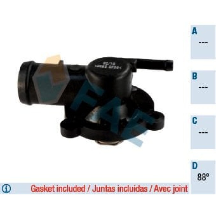 Skoda Fabia 1999-2008 Arası 1.4, 1.0, 1.2 FAE Marka Termostat