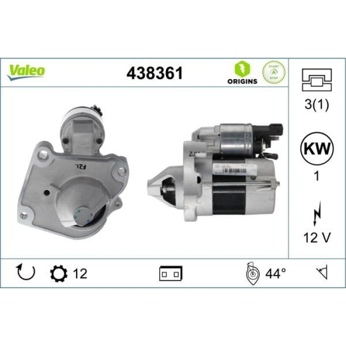 Opel Crossland 2017-2021 Arası 1.2 Valeo Marka Marş Motoru