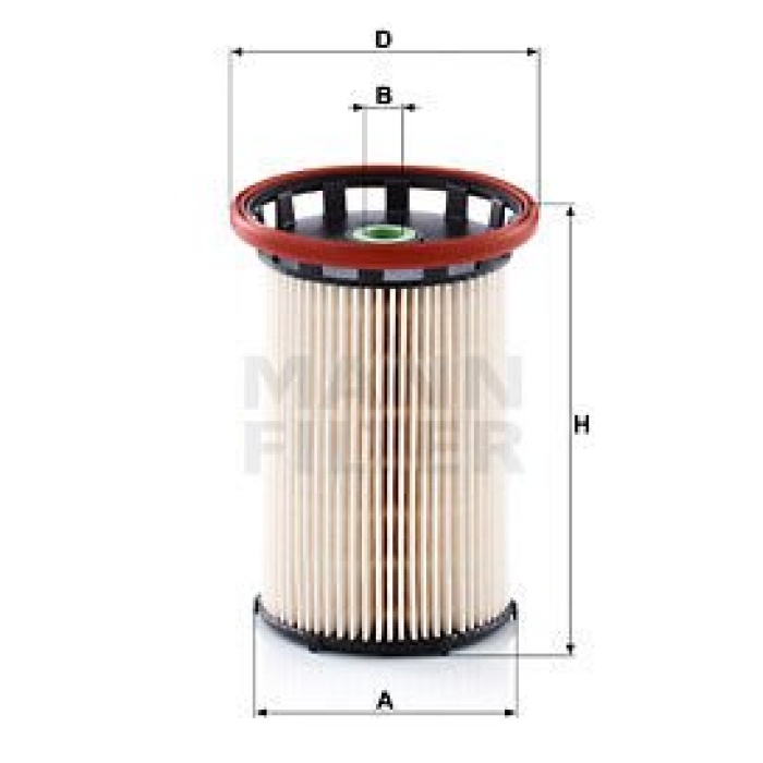 Volkswagen Passat 2005-2015 Arası 2.0 TDI 4motion, 2.0 TDI, 1.6 TDI Mann Marka Mazot Yakıt Filtresi
