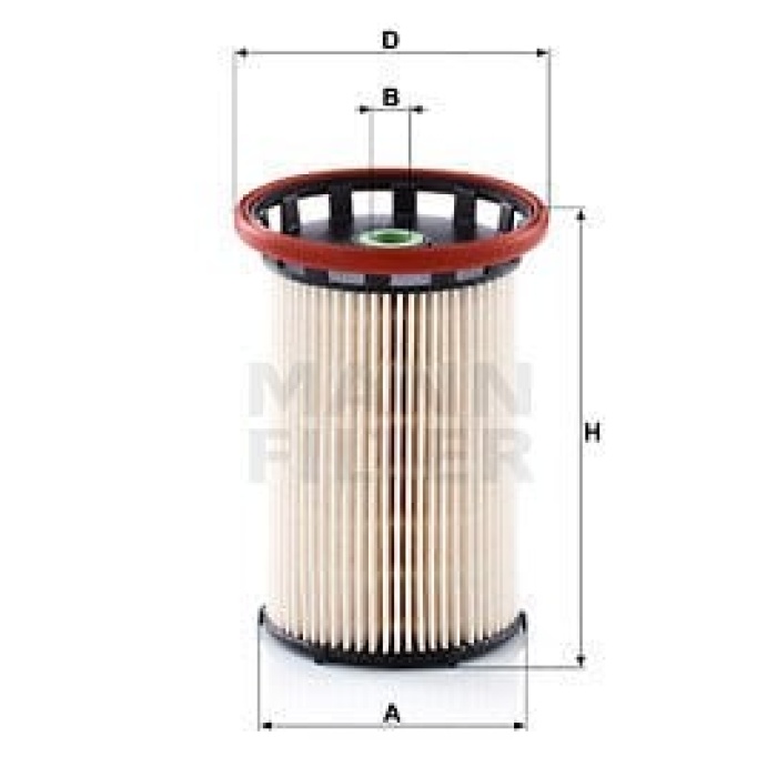 Volkswagen Passat 2005-2015 Arası 2.0 TDI 4motion, 2.0 TDI, 1.6 TDI Mann Marka Mazot Yakıt Filtresi