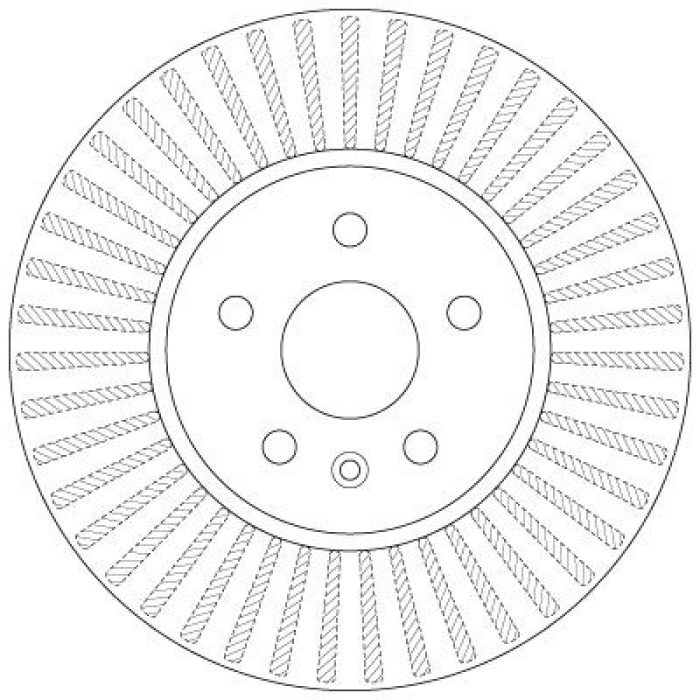 Opel Mokka 2012-2016 Arası 1.4, 1.7 CDTI, 1.7 CDTI 4x4, 1.4 4x4, 1.6 TRW Marka Ön Fren Diski