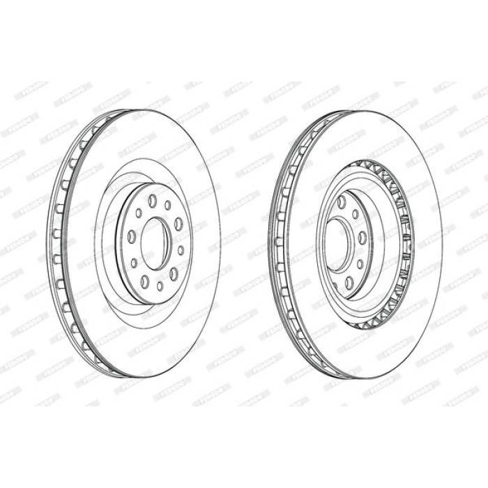 Opel Combo 2012-2016 Arası 1.4 Ferodo Marka Ön Fren Diski