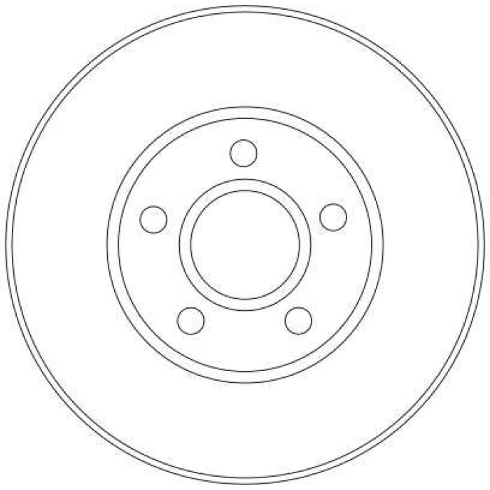 Ford Tourneo Connect 2002-2013 Arası 1.8 TDCi /TDDi /DI, 1.8 16V, 1.8 TDCi TRW Marka Ön Fren Diski