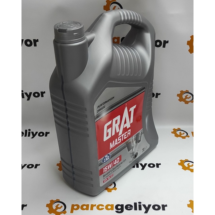 15W40 Motor Yağı Grat 7 Lt GRT-615407