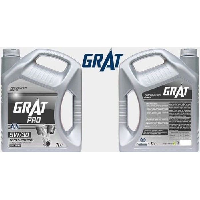5W30 Motor Yağı Grat 7 LT GRT-605307