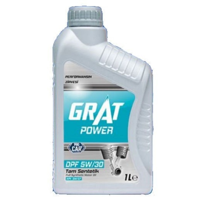 5W30 Motor Yağı Partiküllü Grat 1 Lt GRT-605301/P