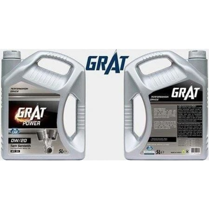 Egea 1.3 Euro 6 () 0W20 3.9 Litre Grat Motor Yağı GRT-600205