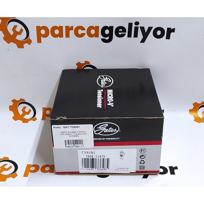 Egea 1.3 Euro 6 V Gergi Kütüğü Komple Gates GAT-T39281