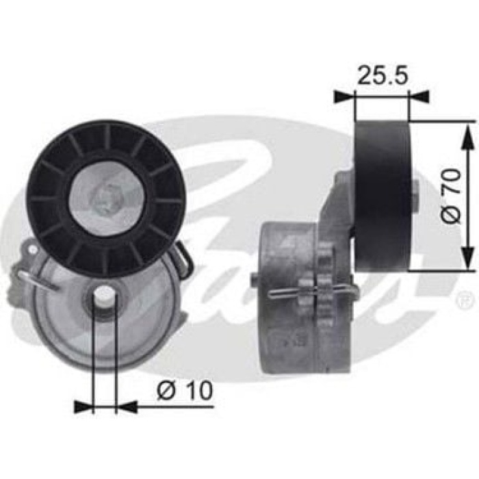 Alternatör Gergisi Komple Scudo 2.0 mjt Gates GAT-T38392