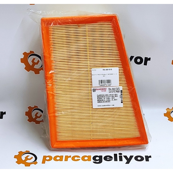 Scenic III 1.5 Hava Filtresi Randers RA-6615/S