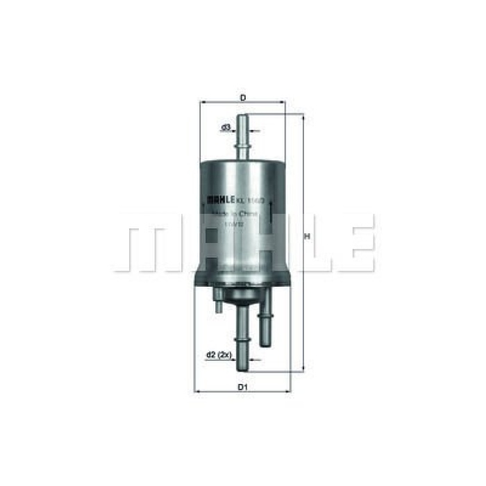 Skoda Fabia 2006-2014 Arası 1.2 12V Mahle Marka Benzin Yakıt Filtresi