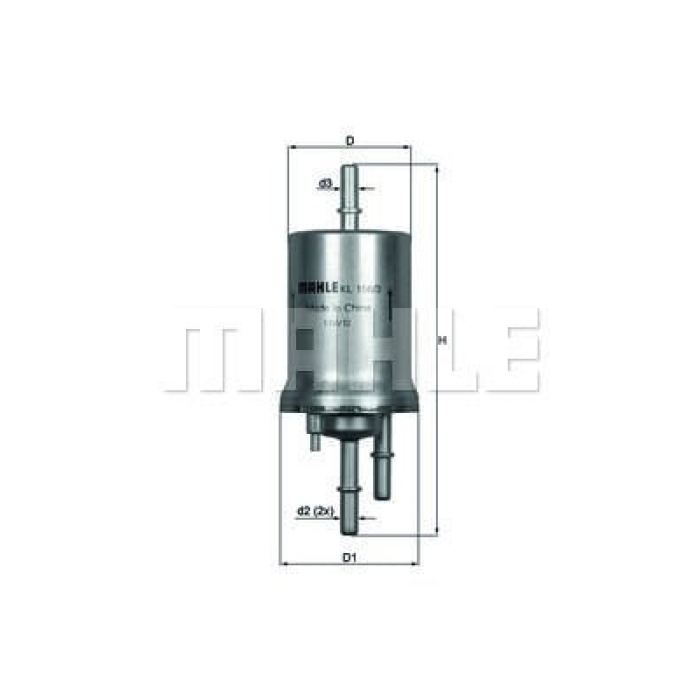 Skoda Fabia 2006-2014 Arası 1.2 12V Mahle Marka Benzin Yakıt Filtresi