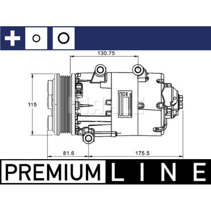 Ford S-Max 2006-2014 Arası 2.0 TDCi Behr Marka Klima Kompresörü
